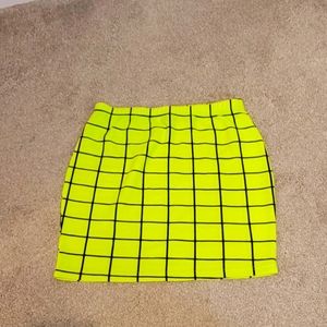 2 for $10 - Neon green/yellow skirt